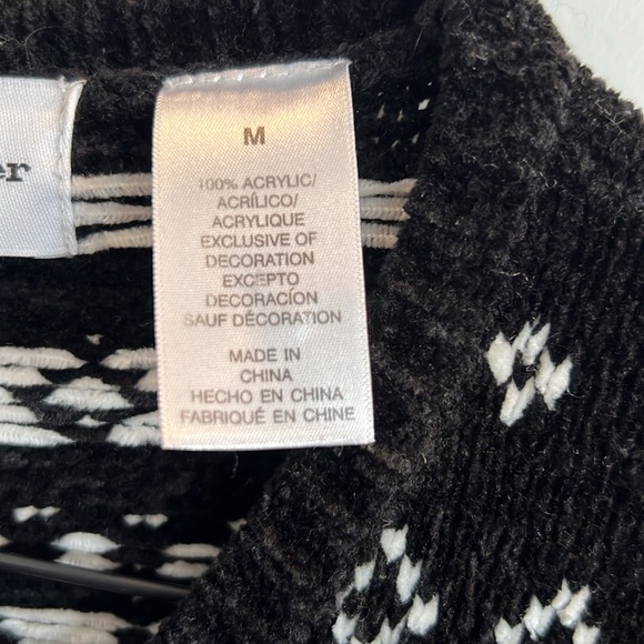 Vintage Alfred Dunner Zip Front Chenille Cardigan - Picture 7 of 7